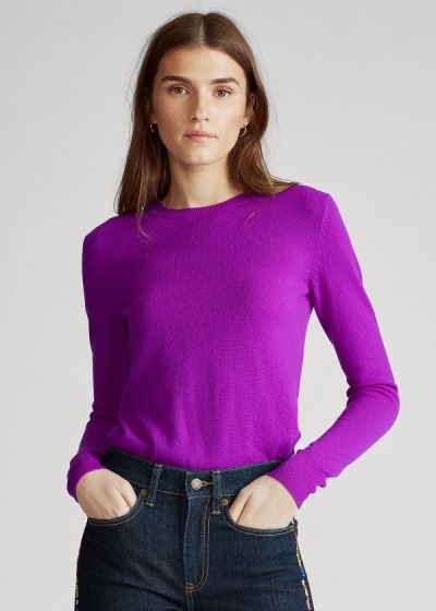 Polo Ralph Lauren Washable Cashmere Striktrøje Dame Danmark (HDLGW0276)